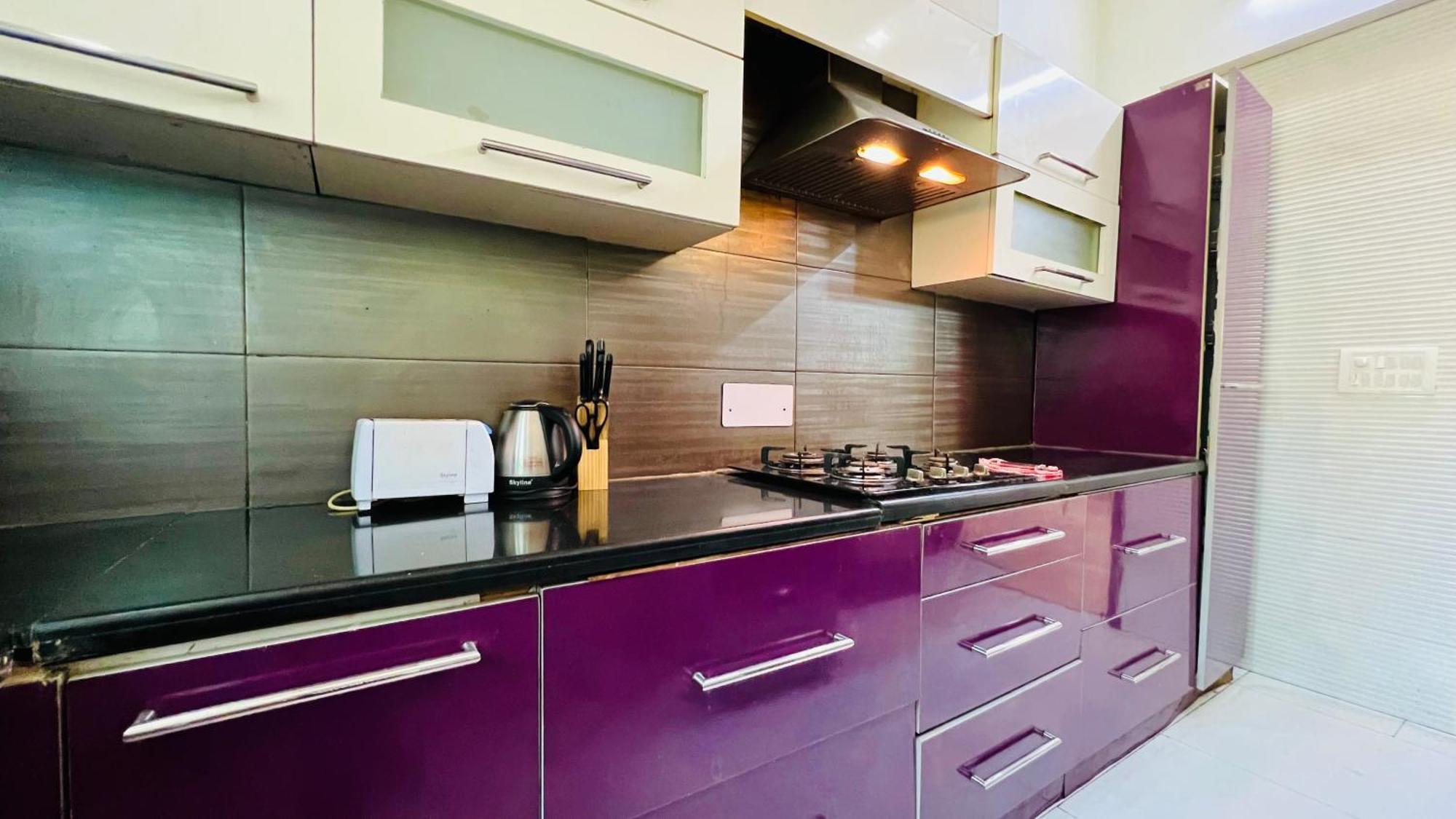 Apartment Bluo 3bhk Park, Private Garden Balcony, Lift *